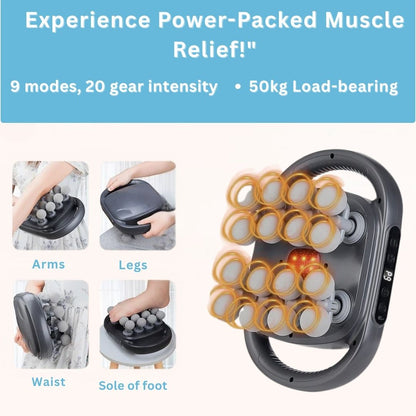“Sanrova PulsePro™ – 16-Head Deep Relief Massager”