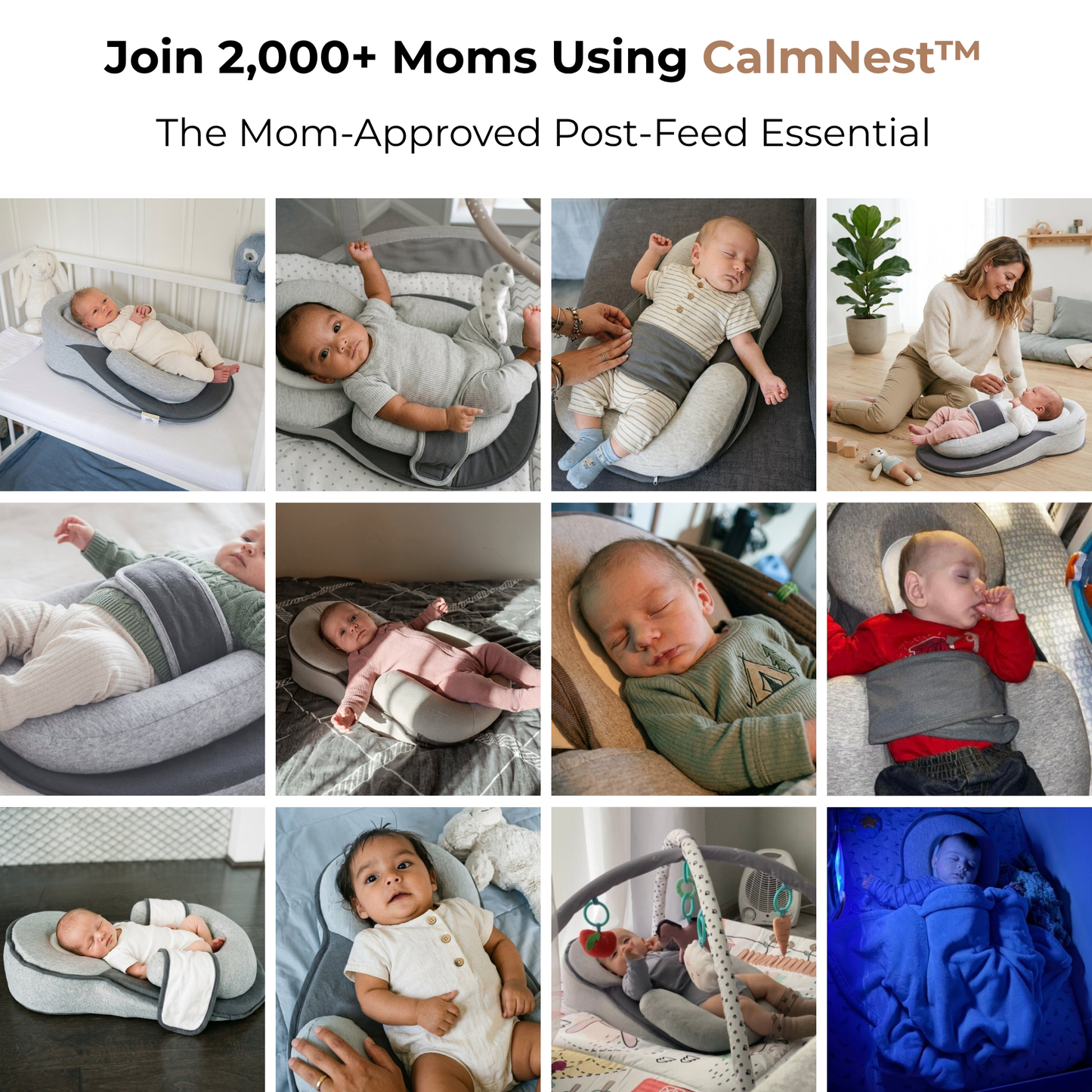 Sanrova CalmNest™ - For Reflux, Colic & Better Sleep