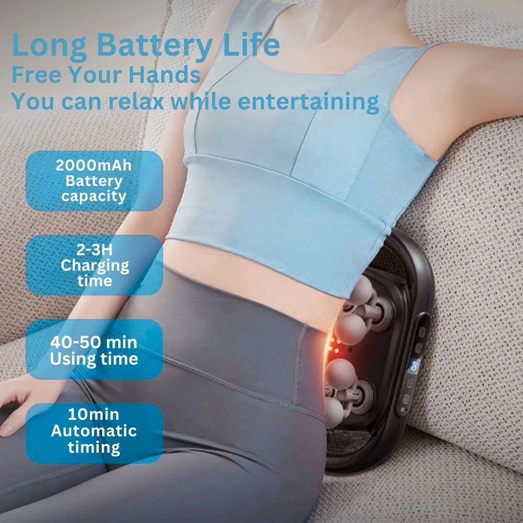 “Sanrova PulsePro™ – 16-Head Deep Relief Massager”